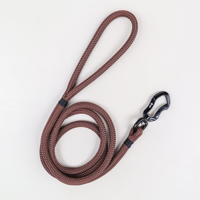 Black & Brown Rope Leash