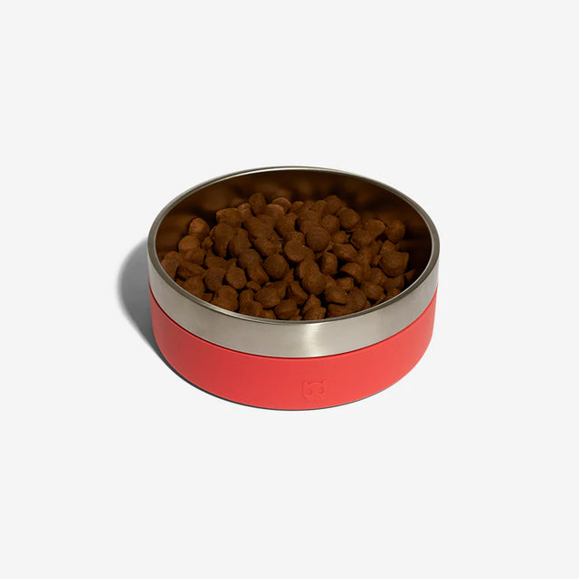 Tuff Bowl | Coral | Stainless Steel Pet Bowl