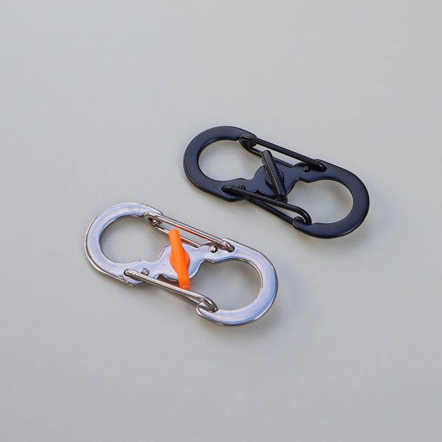 Dog Tag Clips - Black/Silver