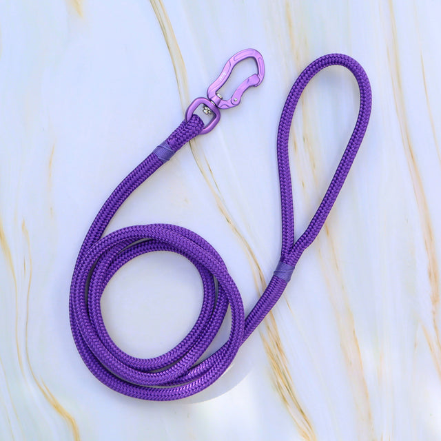 Purple Rope Dog leash