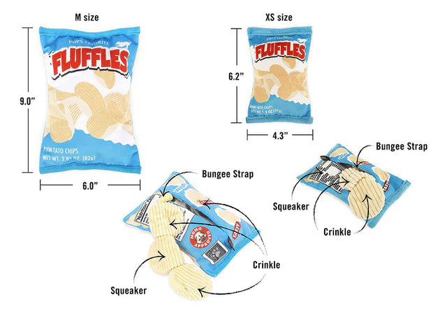 P.L.A.Y. Snack Attack | FLUFFLES CHIPS Dog Toy