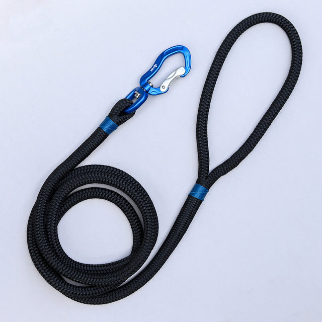 Blue & Black Rope Leash