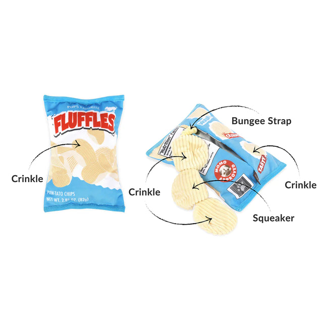 P.L.A.Y. Snack Attack | FLUFFLES CHIPS Dog Toy