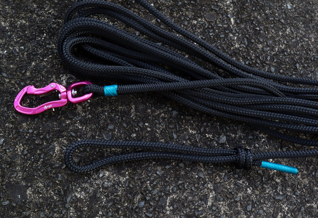 Hot Pink & Black Long Line - 5m