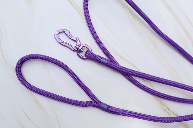 Purple Rope Dog leash