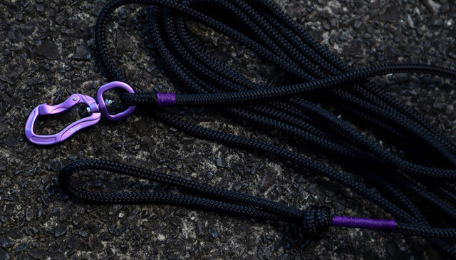 Purple & Black Long Line - 5m
