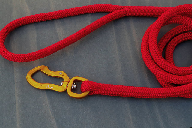 Red Premium Rope Leash